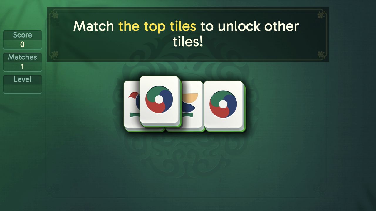 A circular-symbol tile overlaps two bird tiles, beside its matching circular tile