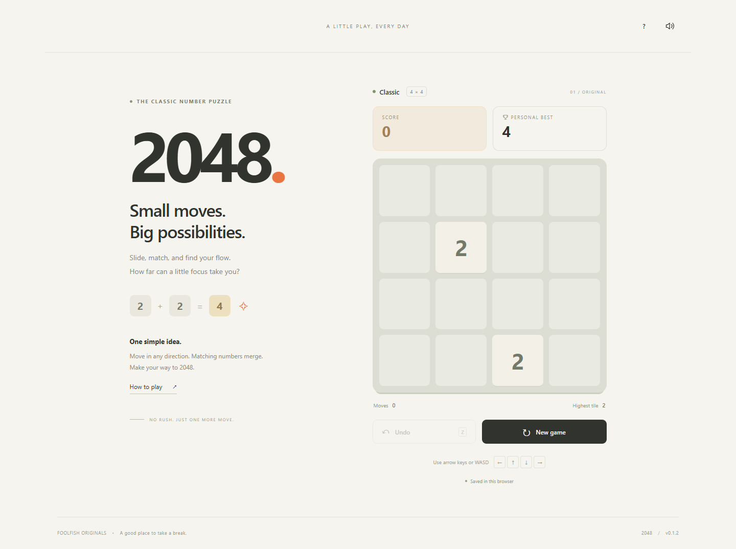 2048 game cover