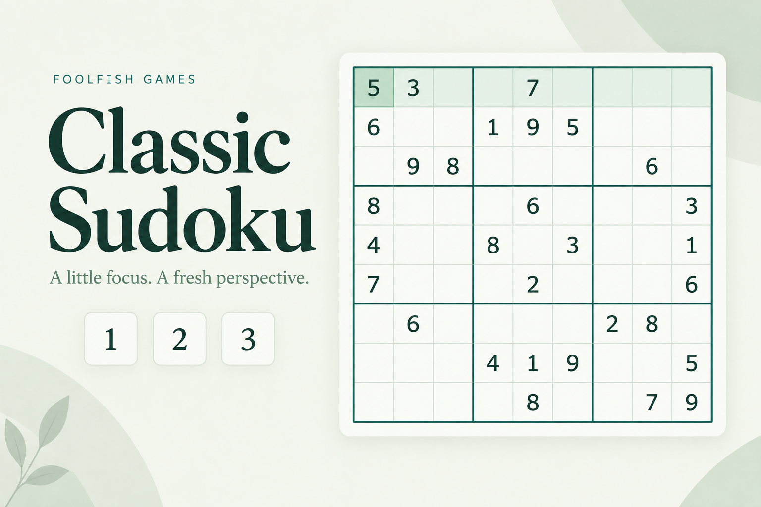 Classic Sudoku game cover