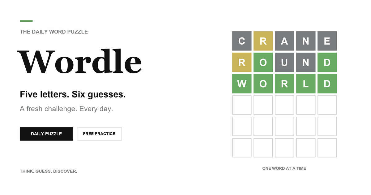Wordle game cover