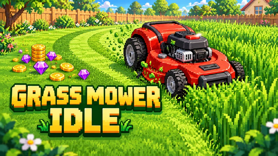 Grass Mower Idle game cover