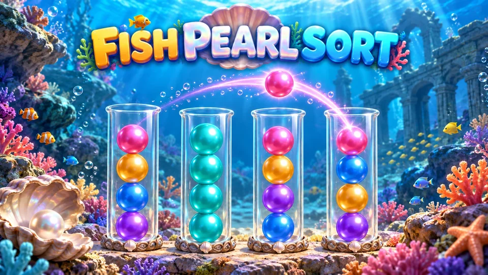 Fish Pearl Sort game cover