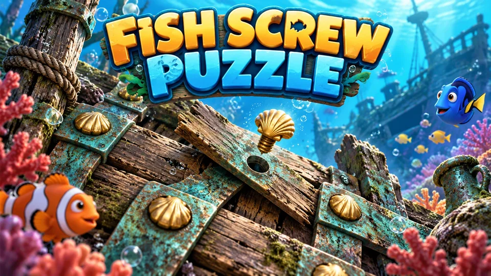 Fish Screw Puzzle game cover