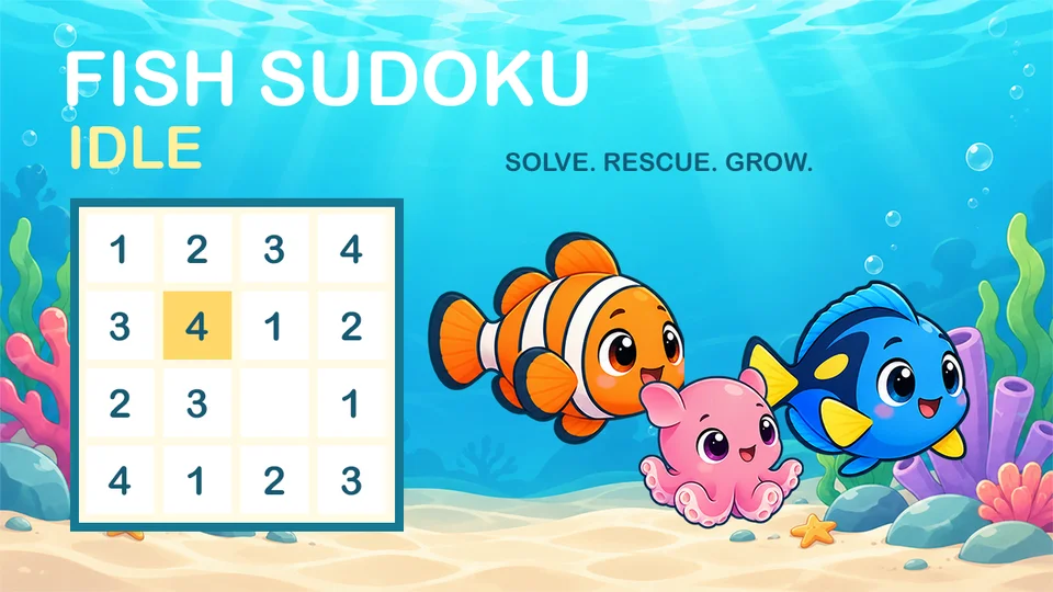 Fish Sudoku Idle game cover