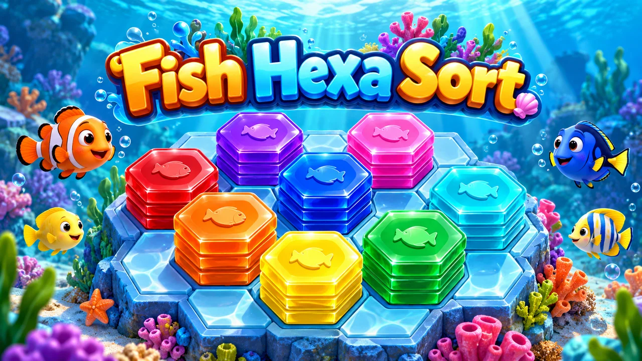 Fish Hexa Sort landscape cover