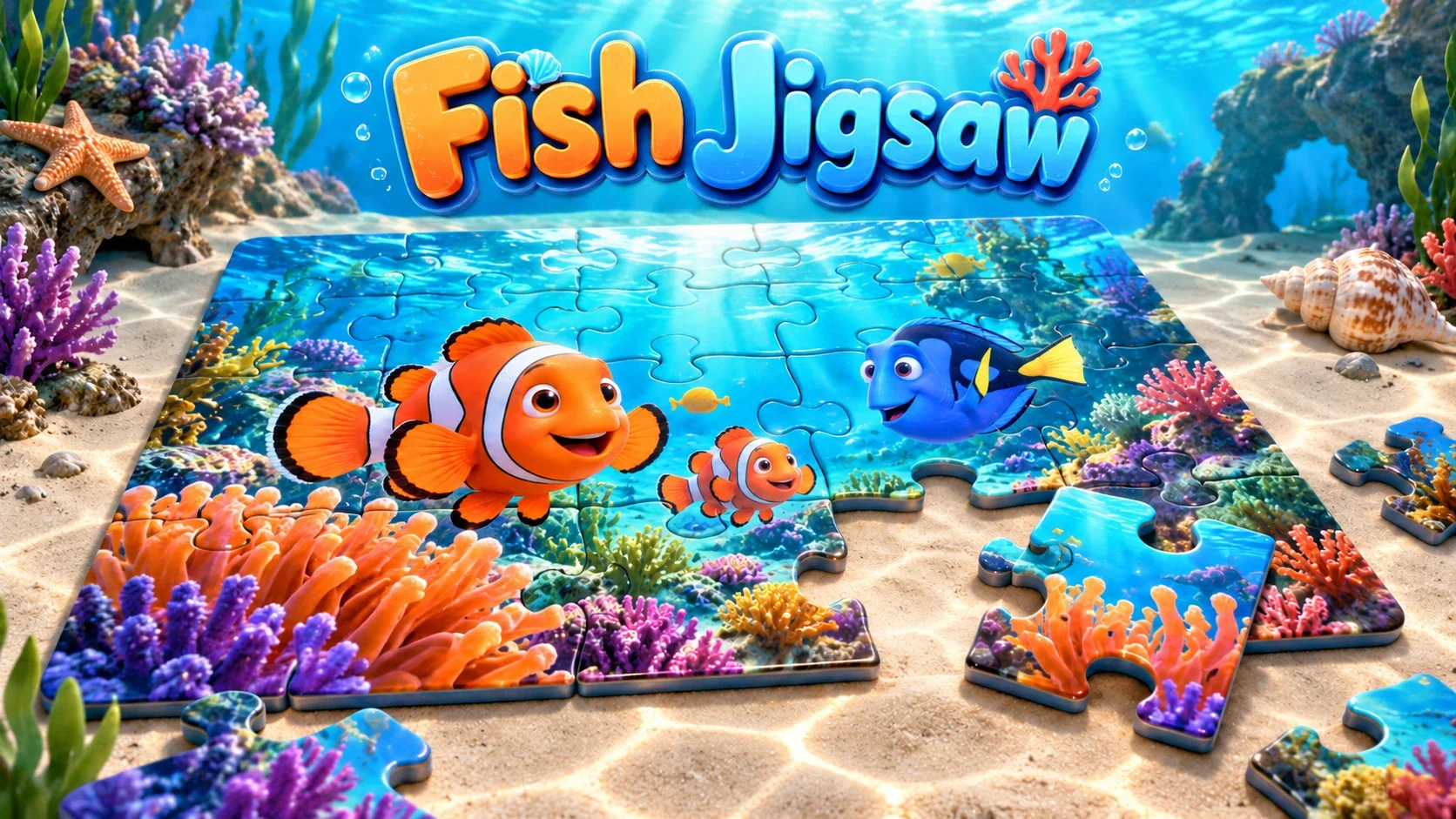 Fish Jigsaw landscape cover