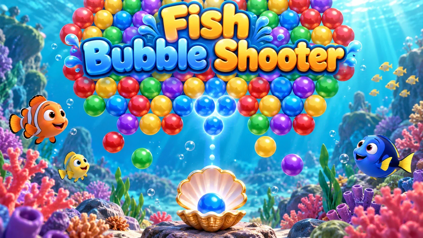 Fish Bubble Shooter landscape cover