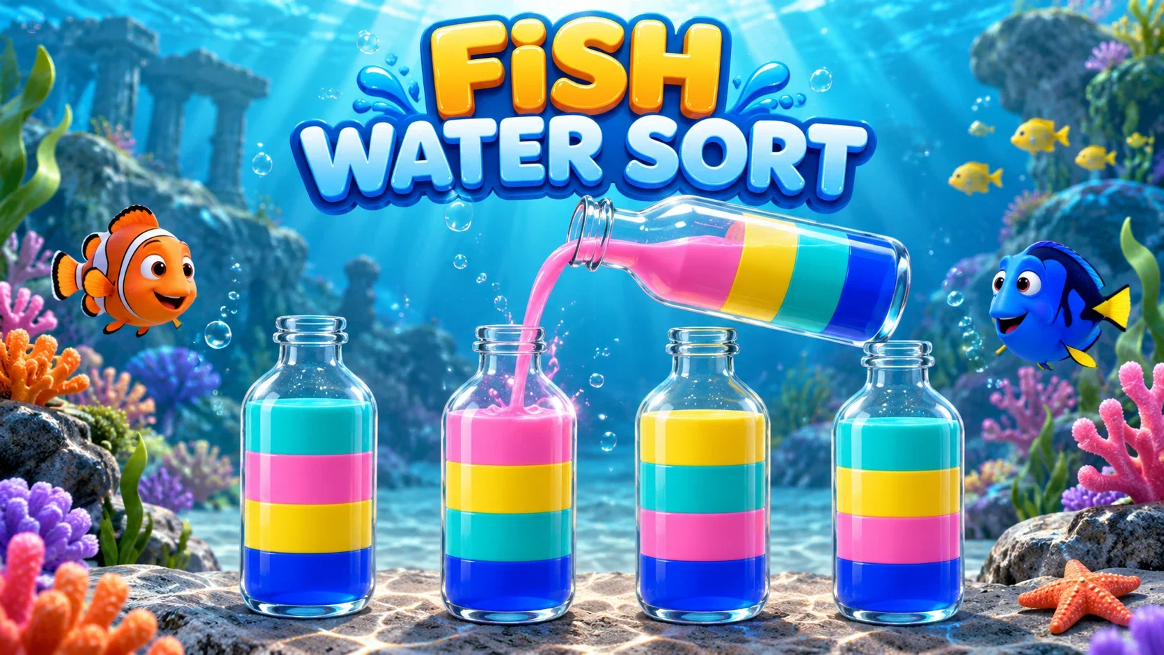 Fish Water Sort landscape cover