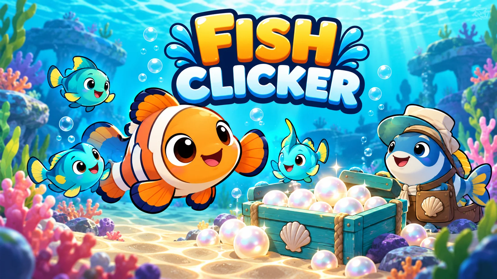 Fish Clicker landscape cover