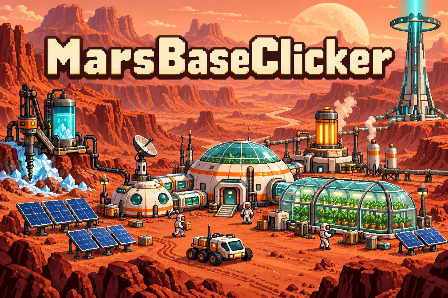 MarsBaseClicker landscape cover