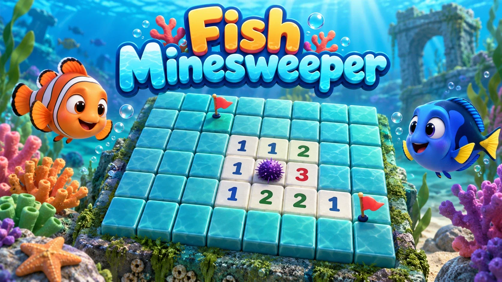 Fish Minesweeper landscape cover