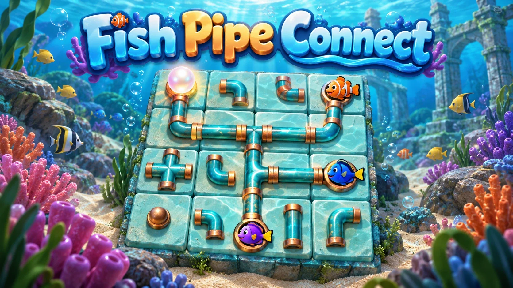 Fish Pipe Connect landscape cover