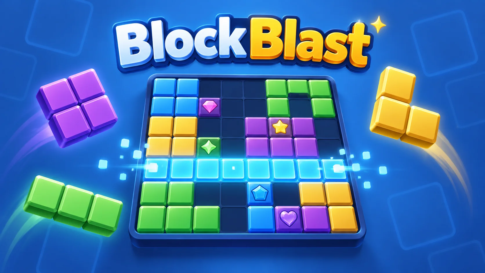BlockBlast landscape cover