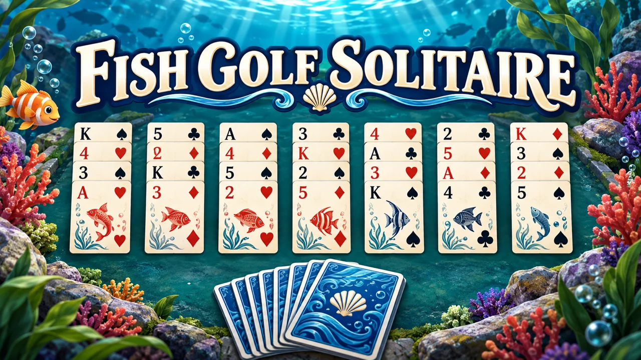 Fish Golf Solitaire landscape cover
