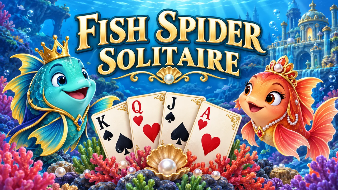 Fish Spider Solitaire landscape cover