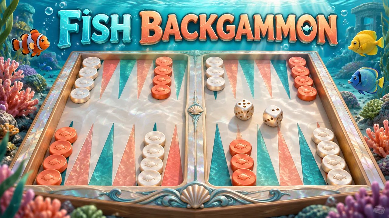 Fish Backgammon landscape cover