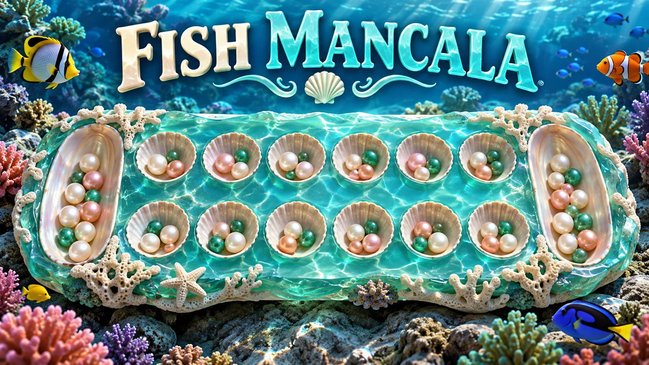 Fish Mancala landscape cover