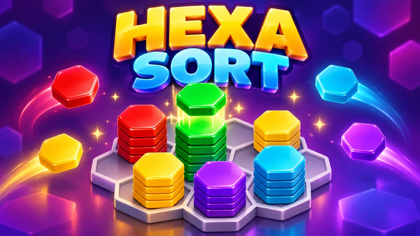 Hexa Sort landscape cover