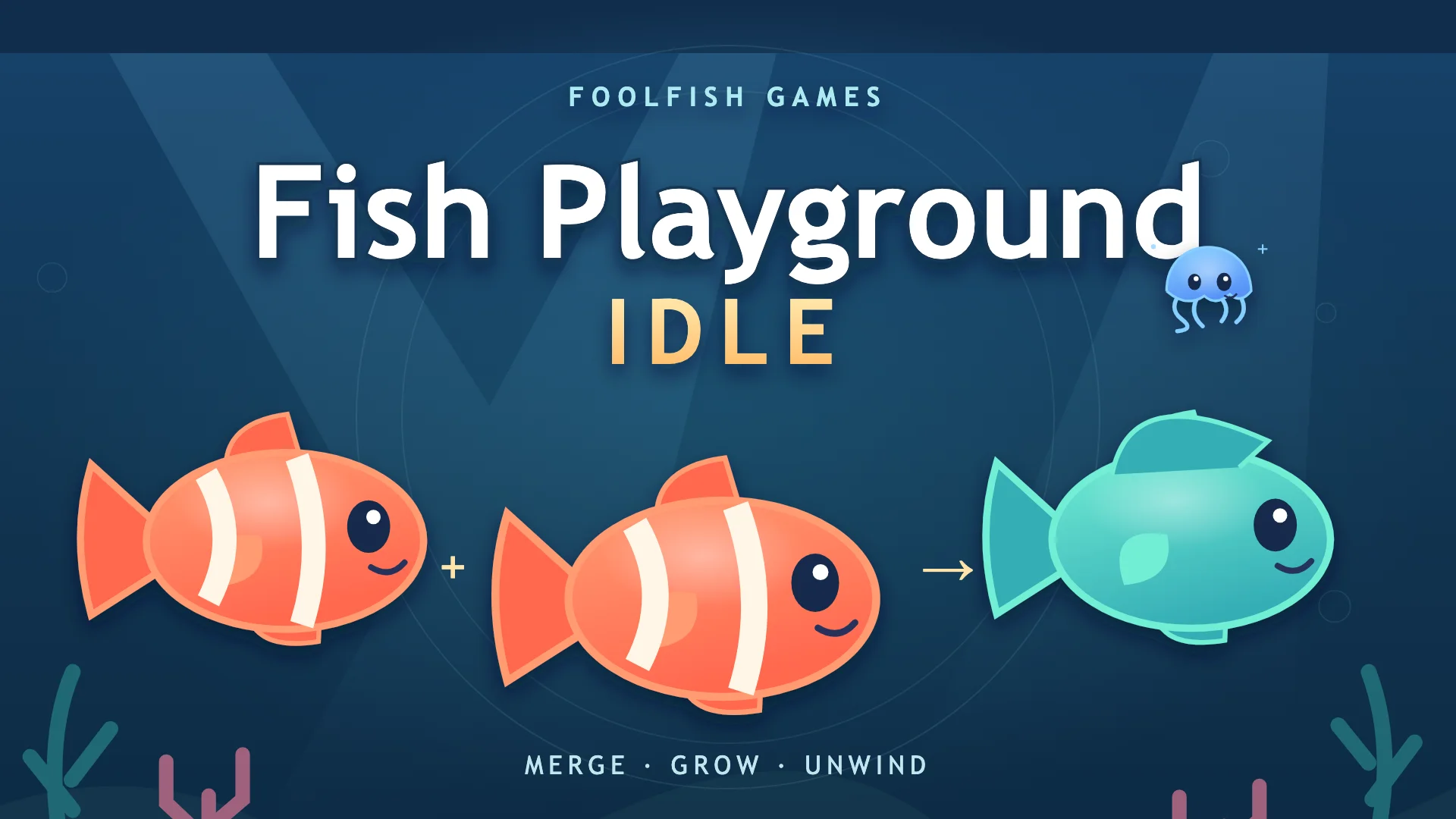 Fish Playground Idle landscape cover