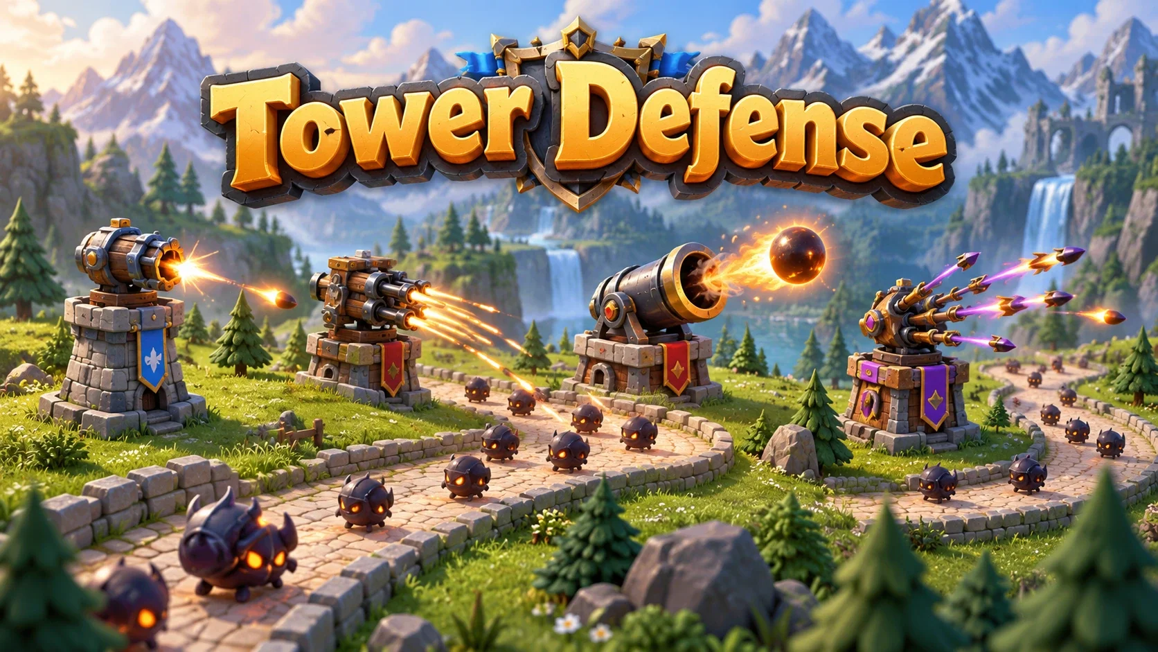 Tower Defense landscape cover