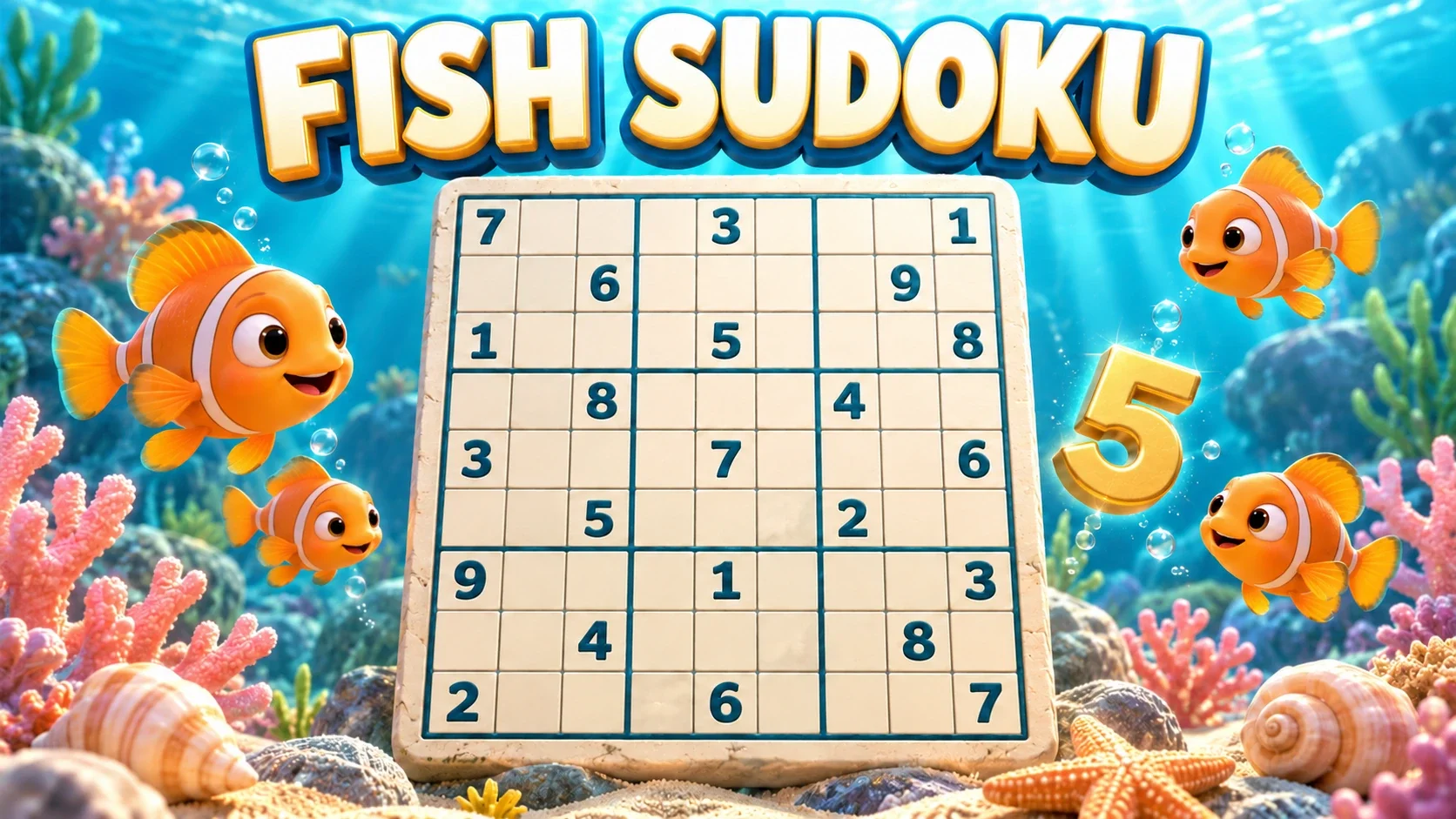 Fish Sudoku landscape cover